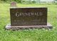 Grunewald, Ernest Sr and Ethel Pliny (Martin) - Gravestone