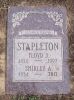 Stapleton, Floyd J. and Shirley A. (Steele) - Gravestone