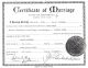 Simola, Ruth Violet Niemi and Harry McKinney - Marriage Certificate