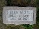 Bell, Helen M. (Peters) - Gravestone (1893-1979)