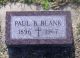 Blank, Paul B - Gravestone (1896-1967)