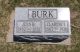 Burk, Clarence L. and Jennie Cordelia (Davis) - Gravestone