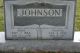 Johnson, Andy and Nannye Belle (Dennison) - Gravestone