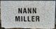 Miller, Nannie O (Maddox) Gravestone (1893-1914)