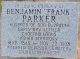 Parker, Benjamin Frank - Gravestone